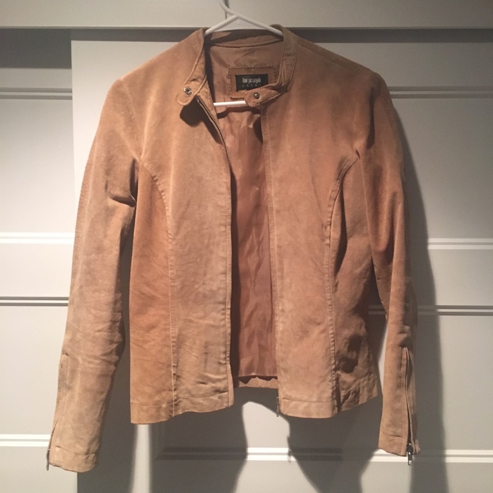 For Joseph suede moto jacket